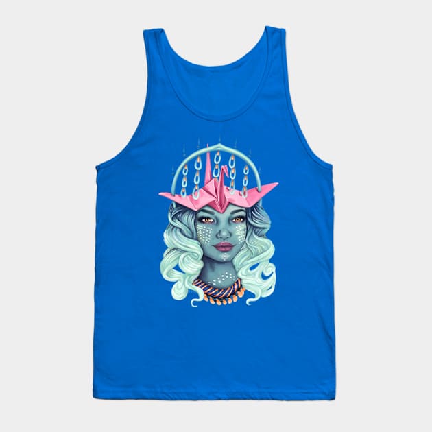 Tsuru Girl Tank Top by Lyara Costa